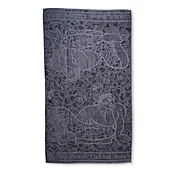 BATH SHEET - serene - charcoal