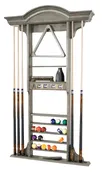 Classic Wall Cue Rack | Multi Stain | Legacy