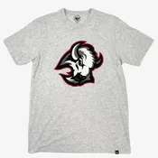 '47 Brand Buffalo Sabres Alternate Logo Gray Franklin T-Shirt