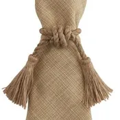 Jute Tassels Napkin Rings - Set of 6