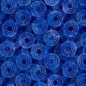 108in. Circle Burst - Blue byAnne Rowan