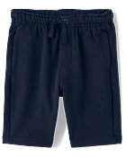 Boys Fleece Shorts - Uniform - Gray