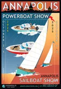 Annapolis Boat Show Poster - Art Print