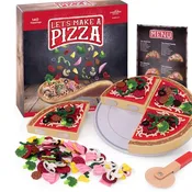 140 pieces pretend pizza making set