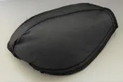 3/4" molded shoulder pads, black