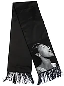 Billie Holiday Portrait Fringe Scarf — IDIL VICE Fashion