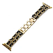 38/40/41mm Apple Watch Xiao Xiang Feng Metal Stainless Steel Denim Chain Watch Strap Series SE/7/6/5/4/3/2/1