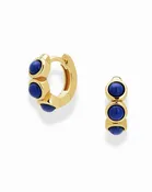 Corynn Gemstone Huggies - Lapis