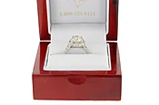 2.77 Carat Halo Pave Big Diamonds Engagement Ring