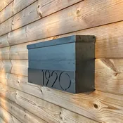 Hyde Park LG Mailbox - Raw Steel