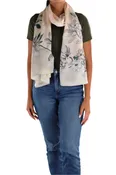 100% Silk Scarf- Floral Print - SILK2508