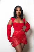 Alexis Red Lace Corset Dress