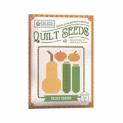 Quilt Seeds Calico Squash Quilt Block Pattern