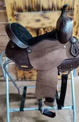 14" CHOCOLATE WILD O WEST BARREL SADDLE