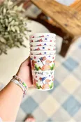 American Dog Patriotic Cups