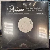 Aaliyah - Don't Know What To Tell Ya / Got To Give It Up 12" Vinyl LP Record