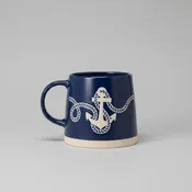 Abbott - Wide Base Mug with Anchor