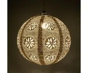 Allsop Home and Garden Pendant Soji Stella Nova Boho Pearl 18"