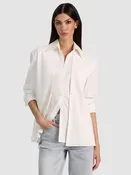 Alice + Olivia - Aimee Button Down With Layer Detail - Off White