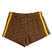 Mini Rodini Kids Houndstooth Shorts (brown) - Sz 11