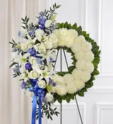 Adorned Circle Corona — Minervas Flowers