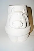 Cow Bisque Planter.Bisque Planter Cow.Bisque Planter Pot.Olga's Treasures Shop — Olgas Treasures