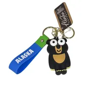 3D Eye Pop Bear Keychain