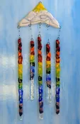 Fused Glass Wind Chime