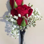 Red Rose Boutonniere