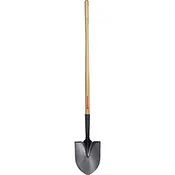 #2 Round Point Shovel 15 Gauge 48" Wood Handle