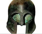 Ancient Greek helmet from Olympia