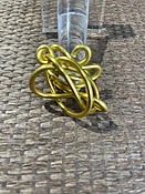 Chaos Infinity gold Aluminum ring — KFLEYE.COM