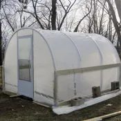 10' Low Sidewall Greenhouse Frame