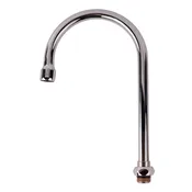 10-3/8" Swivel Gooseneck Nozzle w/ Stream Regulator Outlet, 5-11/16" Spread & 6-3/8" Clearance