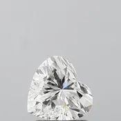 1.03 carat D-VS1 Heart Cut Lab Grown Diamond