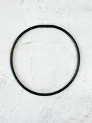 17" Rubber Necklace Extender, Black