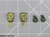 101st Airborne Div. - OCP Multicam Grenade Pouch Set w/Grenades