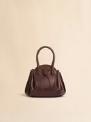 Petit sac Tulipea en cuir marron