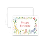 Animal Fete Birthday Card