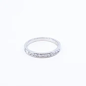 Authentic Tiffany & Co. Platinum Diamond band-Sz 6.25 — New Pagoda Specialty