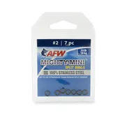 American Fishing Wire Mighty Mini Stainless Steel Split Ring