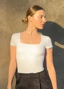 Square Neck Tee
