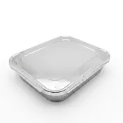 10.5" x 12.5" Half-Size Aluminum Foil Pan Lids (100)