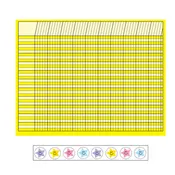 4 Piece Classroom Incentive Chart and Sticker Set - Horizontal Yellow