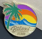 Biloxi Beach Metal Tie Pin
