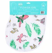Florida Baby Burp/Bib Combo (Floral)