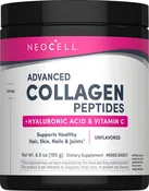 Advanced Collagen Peptides + Hyaluronic Acid + C, 6.9 oz (195 g) Powder
