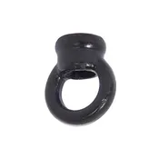 1.062" Tall Cast Brass Loop With Wire Way, 1/8F Tap, Satin Black (21231BK)