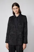 Double Breasted Jacquard Blazer