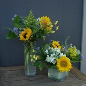 sunflower vase